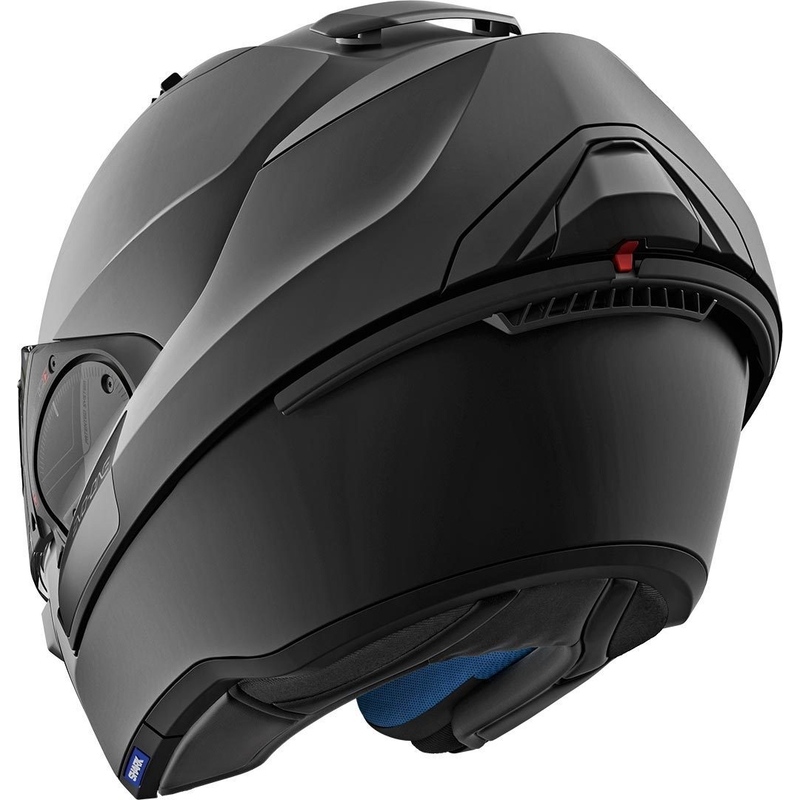 SHARK EVO-ONE 2 Blank Mat Black Matte Flip Helmet