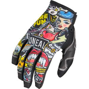 Mănuși motocross O´Neal Mayhem Crank multicolore