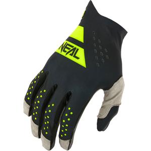 Mănuși motocross O´Neal Pin it Slip on negru-galben fluo