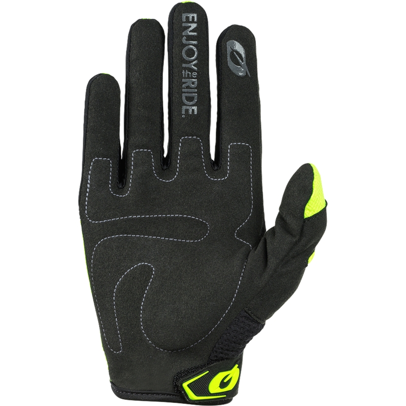 Mănuși motocross O´Neal Element Racewear negru-galben fluo
