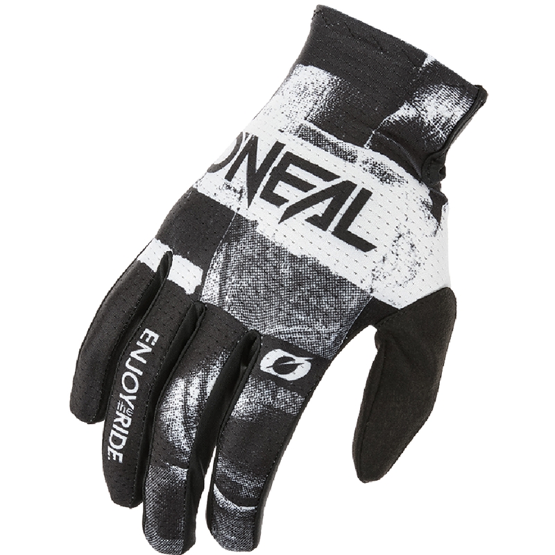 Mănuși motocross O'Neal Matrix Roller negru-alb