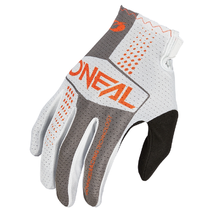 Mănuși motocross O'Neal Matrix Split gri-portocaliu