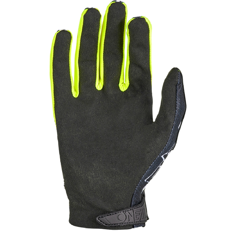 Mănuși Motocross O'Neal Matrix Attack pentru Copii Negru-Galben Fluo
