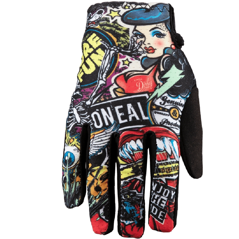 Mănuși motocross O'Neal Matrix Crank pentru copii, multicolore