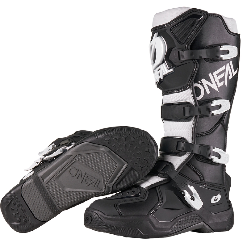Ghete motocross O'Neal 3SRS negru-alb