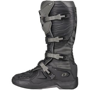Ghete motocross O'Neal 3SRS Zebra negru-gri