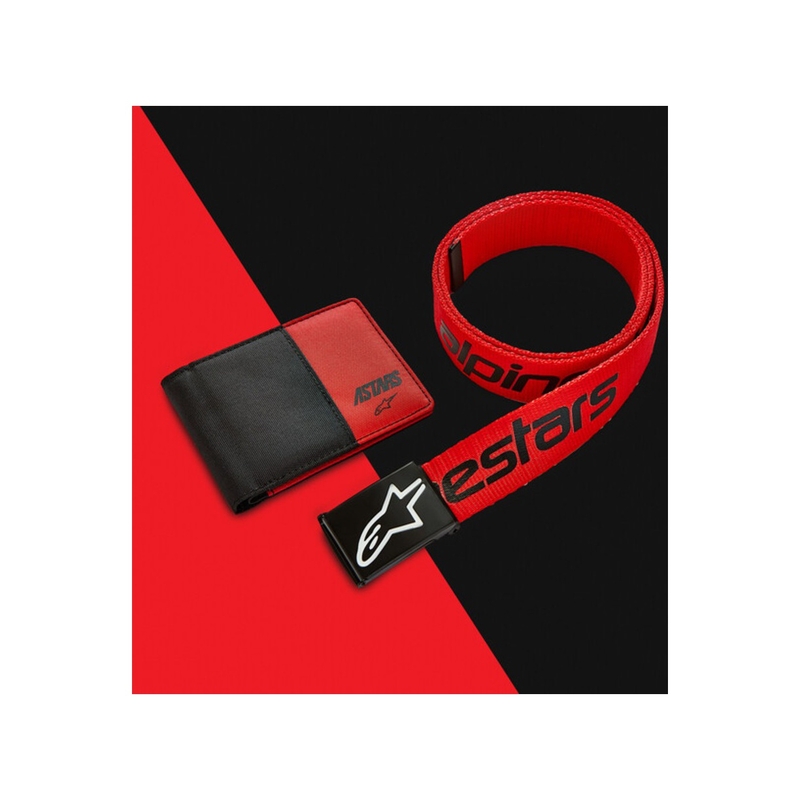 Curea Alpinestars Linear Web negru-roșu