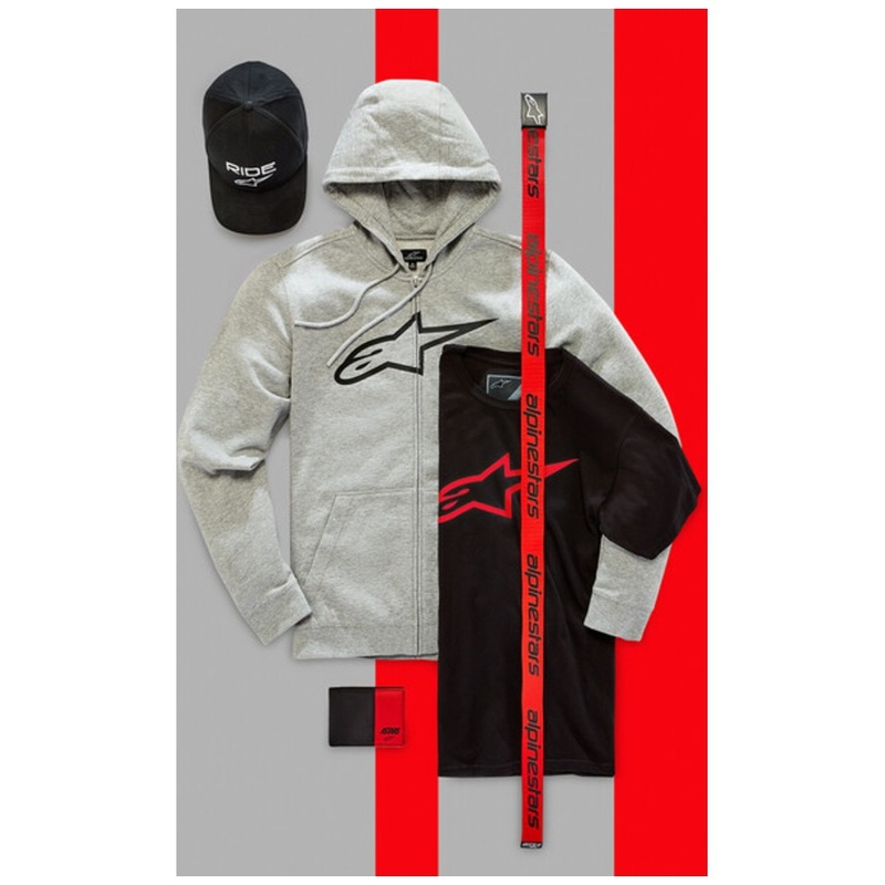 Curea Alpinestars Linear Web negru-roșu