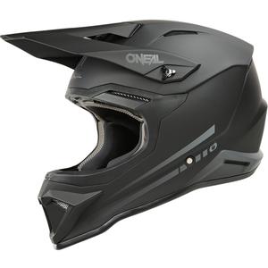 Cască motocross pentru copii O'Neal 3SRS Solid negru mat