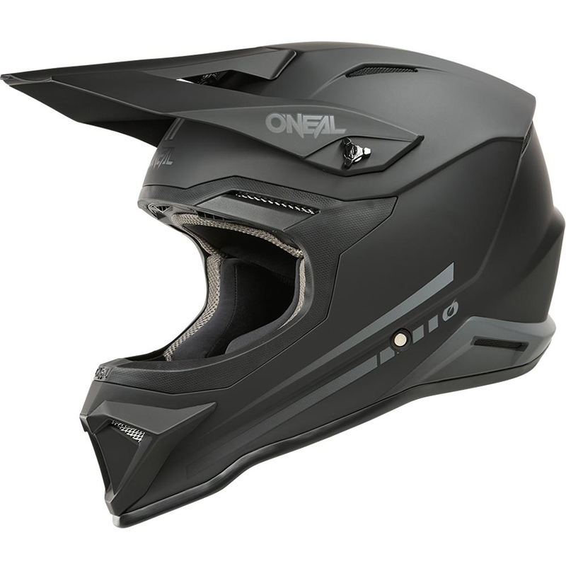 Cască motocross pentru copii O'Neal 3SRS Solid negru mat
