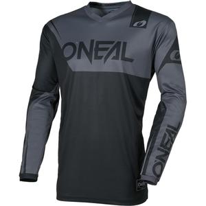 Tricou Motocross O'Neal Element Racewear pentru copii, negru-gri