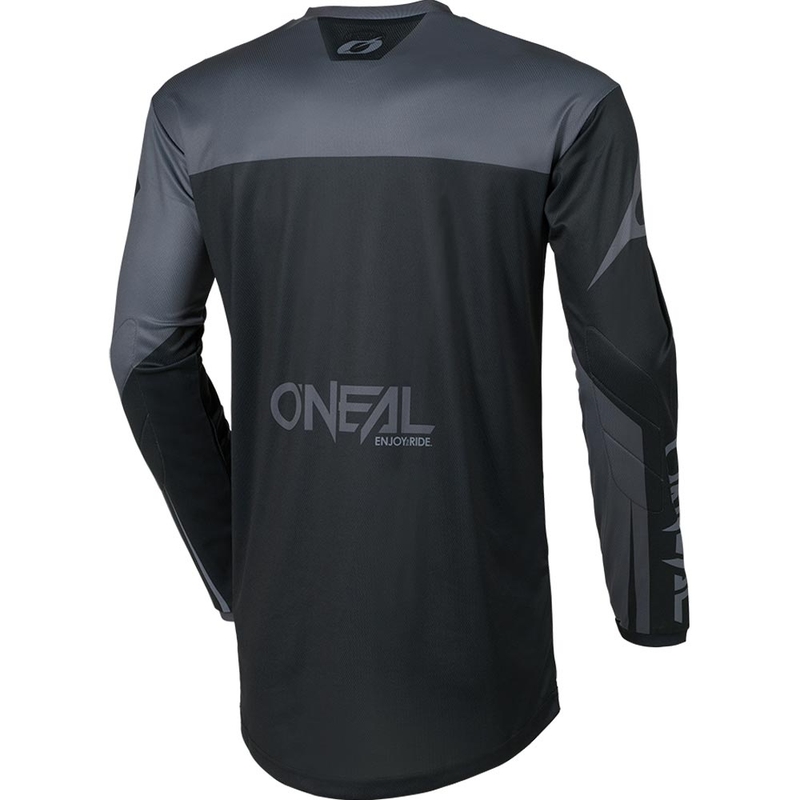 Tricou Motocross O'Neal Element Racewear pentru copii, negru-gri