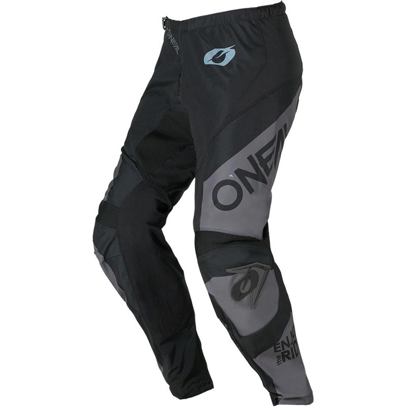 Pantaloni Motocross O'Neal Element Racewear pentru Copii Negru-Gri