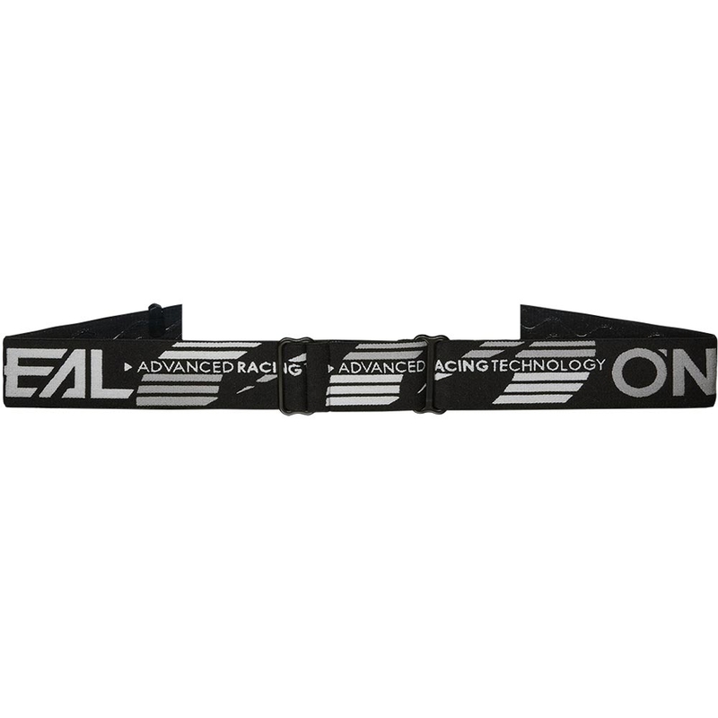 Ochelari de motocross O'Neal B-10 Solid pentru copii, negri, cu lentilă transparentă