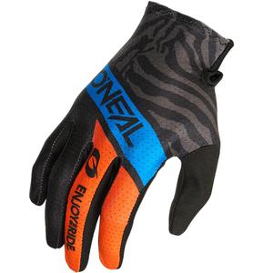 Mănuși motocross O´Neal Matrix Shocker pentru copii, albastru-portocaliu
