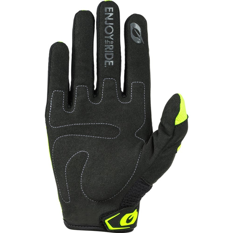 Mănuși Motocross O´Neal Element Racewear pentru Copii, Negru-Galben Fluo
