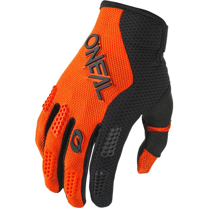 Mănuși Motocross O´Neal Element Racewear pentru Copii, Negru-Portocaliu