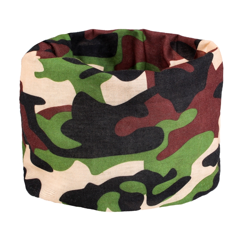 Eșarfă moto multifuncțională RSA Camo verde