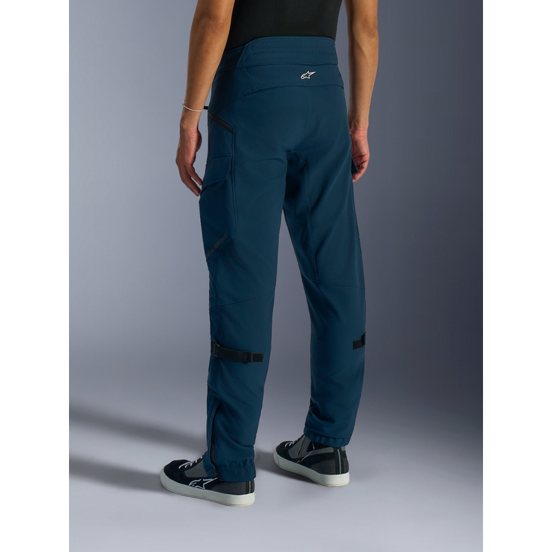 Pantaloni motocicletă Alpinestars Juggernaut V2 albaștri