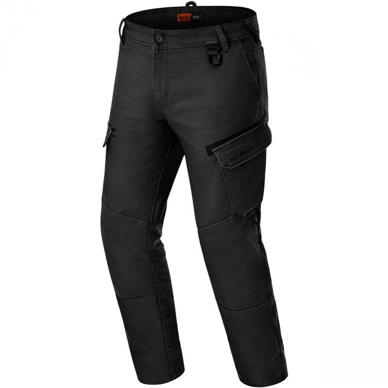 Pantaloni de motocicletă Shima Recon extinși, negri