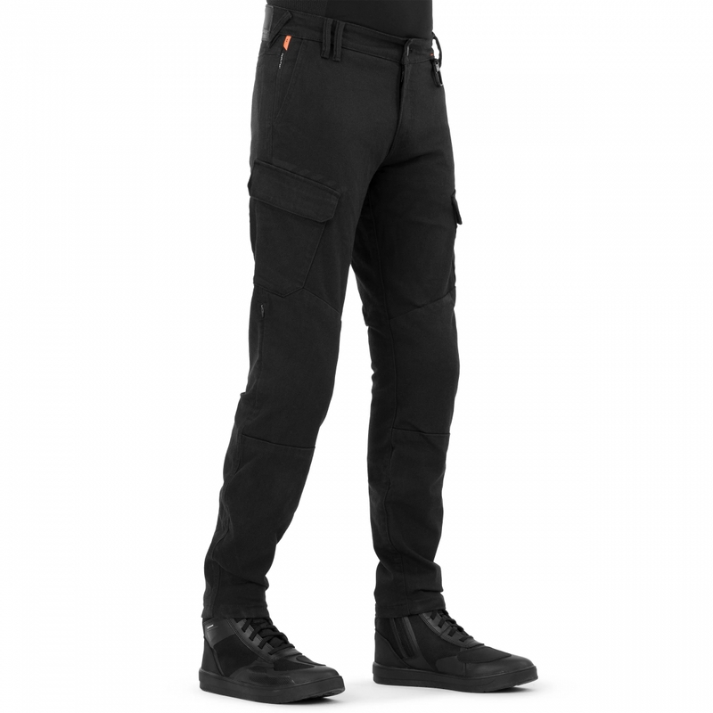 Pantaloni de motocicletă Shima Recon extinși, negri