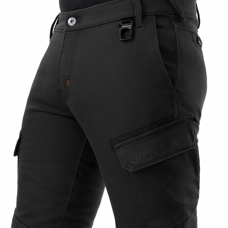 Pantaloni de motocicletă Shima Recon extinși, negri