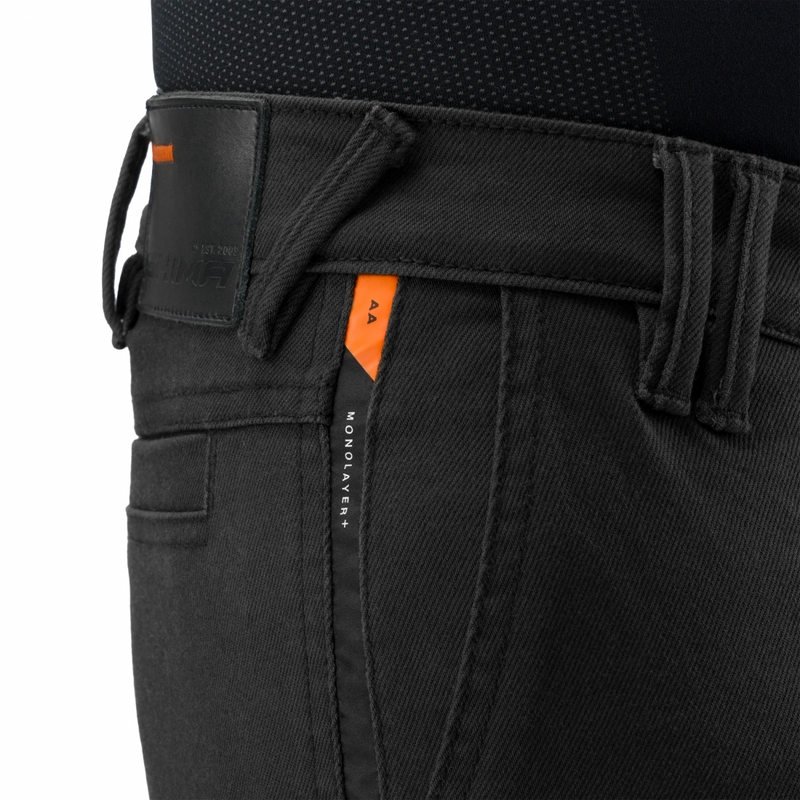 Pantaloni de motocicletă Shima Recon extinși, negri