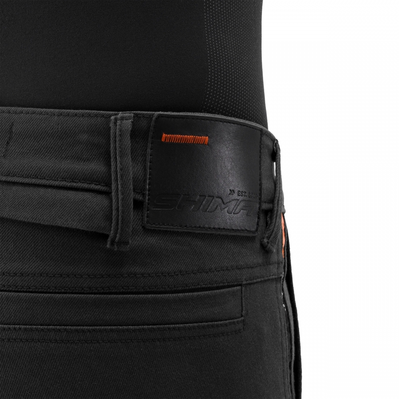 Pantaloni de motocicletă Shima Recon extinși, negri