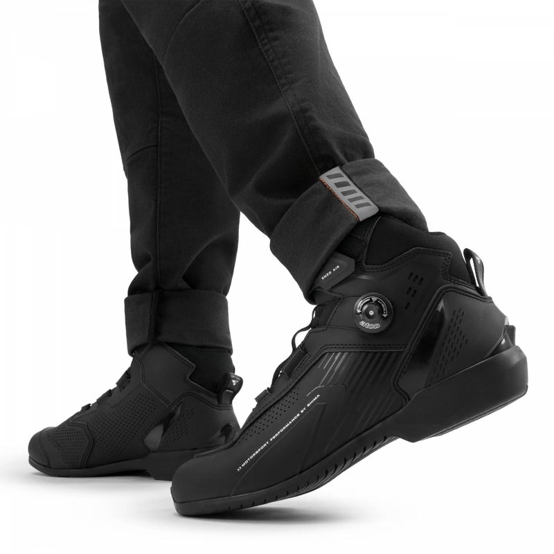 Pantaloni de motocicletă Shima Recon extinși, negri