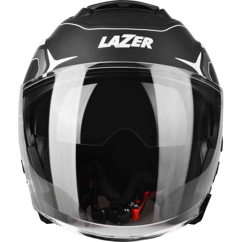 Cască de motocicletă deschisă Lazer Tango Hexa negru și alb