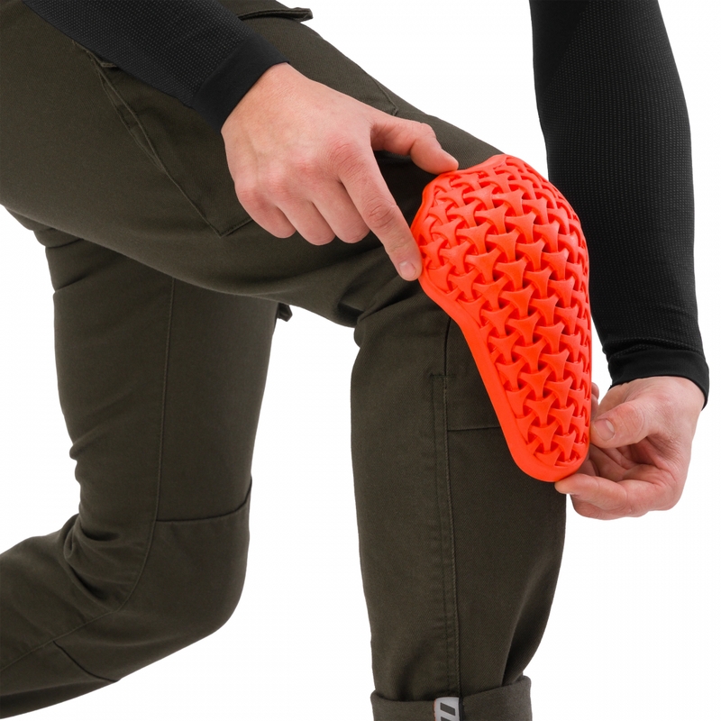 Pantaloni lungi de motocicletă Shima Recon verzi
