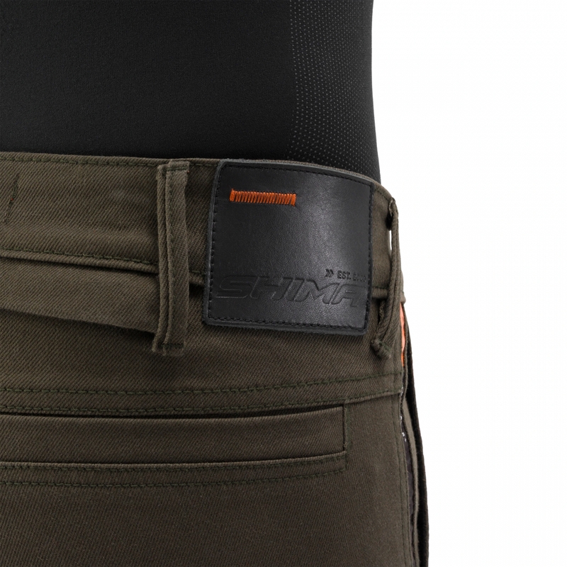 Pantaloni lungi de motocicletă Shima Recon verzi