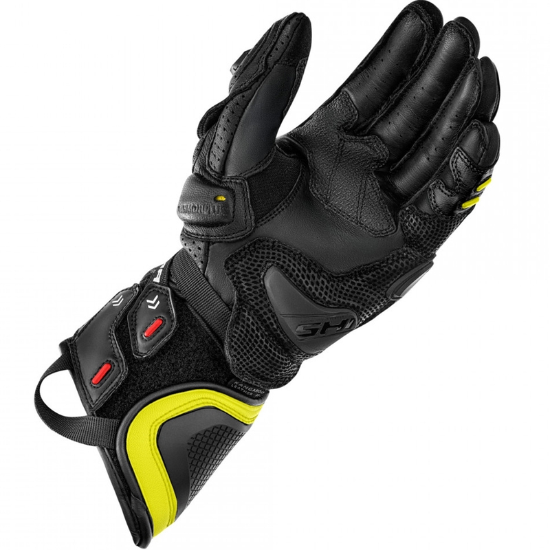 Mănuși de motocicletă Shima RS-3 galben fluo