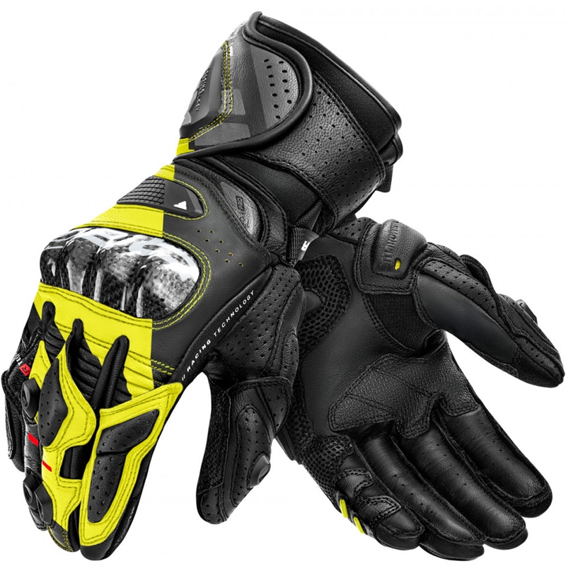 Mănuși de motocicletă Shima RS-3 galben fluo