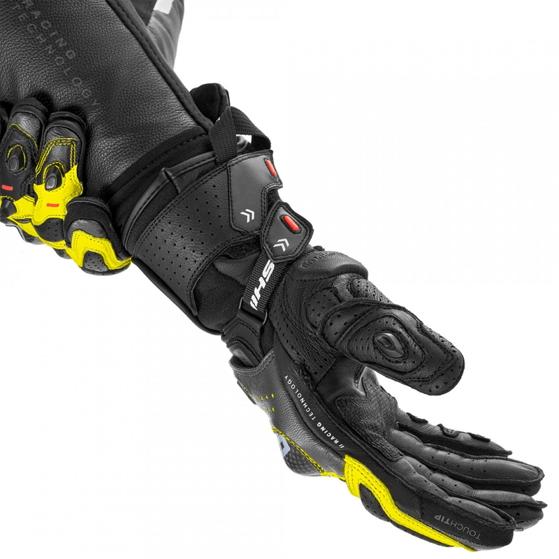 Mănuși de motocicletă Shima RS-3 galben fluo