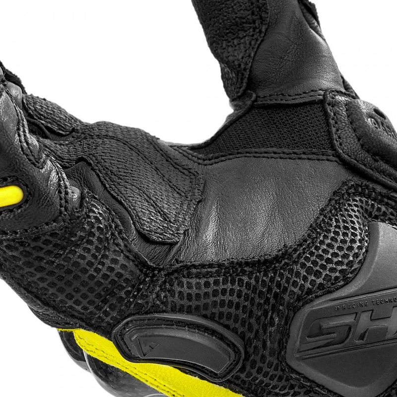 Mănuși de motocicletă Shima RS-3 galben fluo