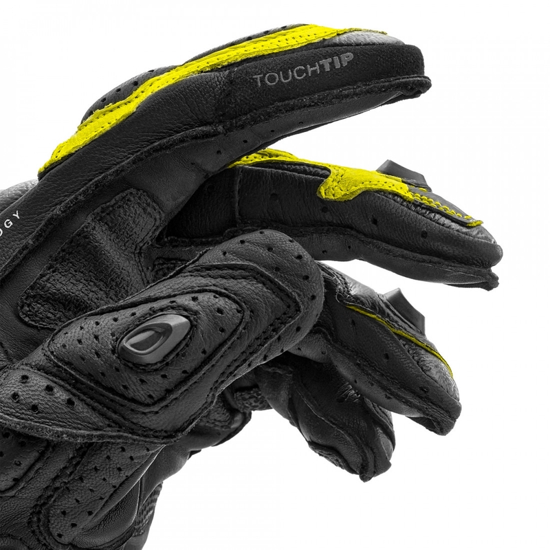 Mănuși de motocicletă Shima RS-3 galben fluo
