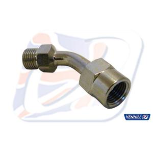Banjo Îmbinare pivotantă Venhill POWERHOSEPLUS E645 45 deg 1/8TH BSP cromat