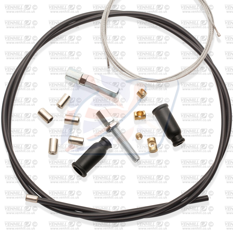 Kit universal de acceleratie Venhill 6mm OUTER (1.35m) Negru