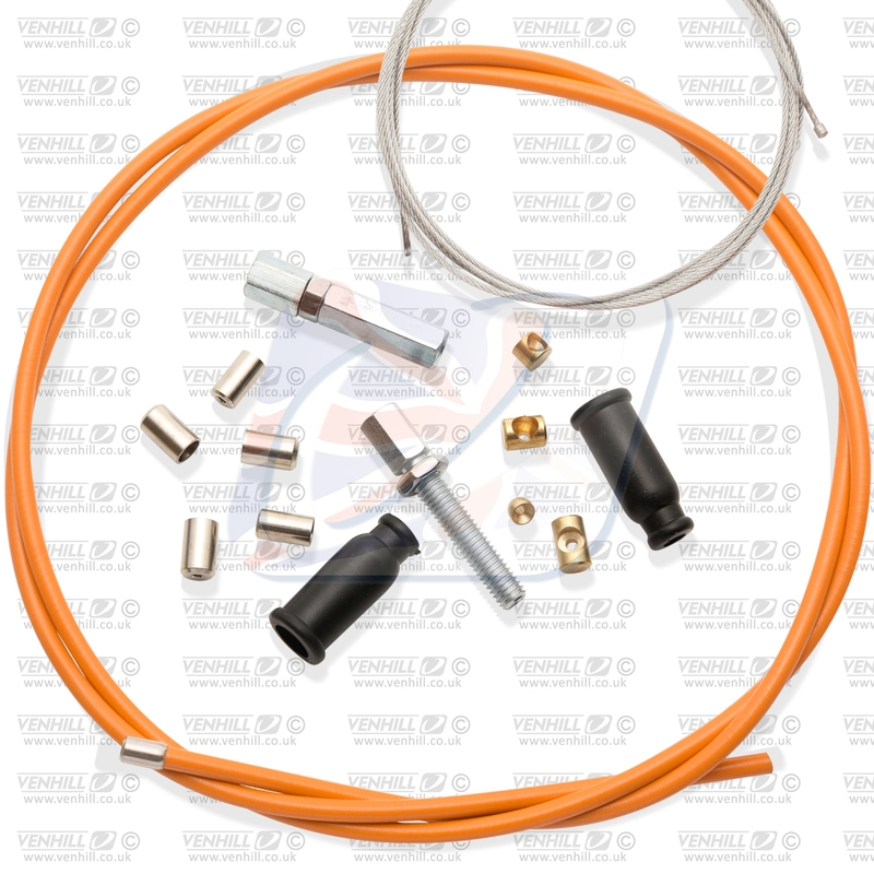 Kit universal de acceleratie Venhill 6mm OUTER (1.35m) Portocaliu