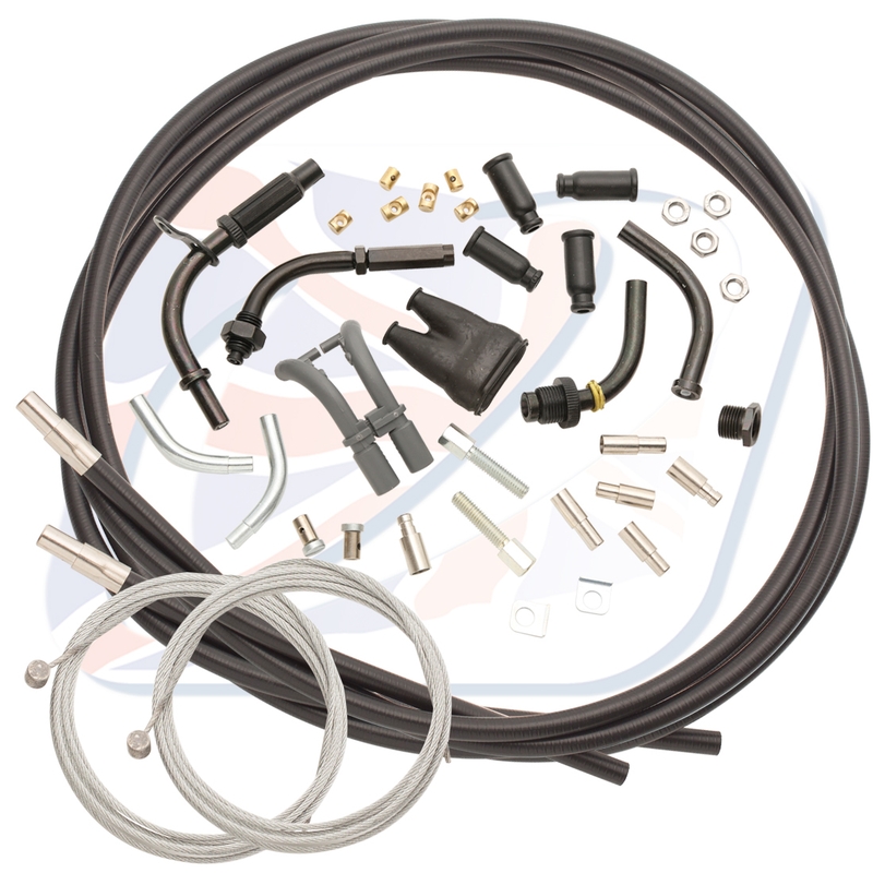 Kit universal de acceleratie Venhill 1,35m (4 timpi) Negru