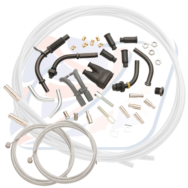 Kit universal de acceleratie Venhill 1,35m (4 timpi) Alb