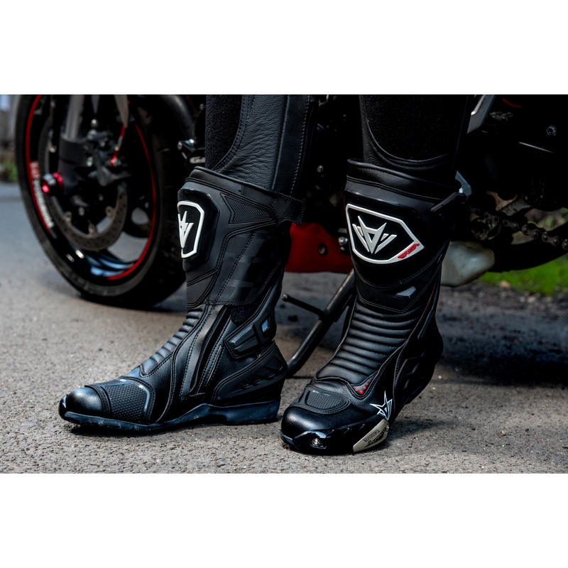 Motociclete cizme RSA GP-01 negru lichidare