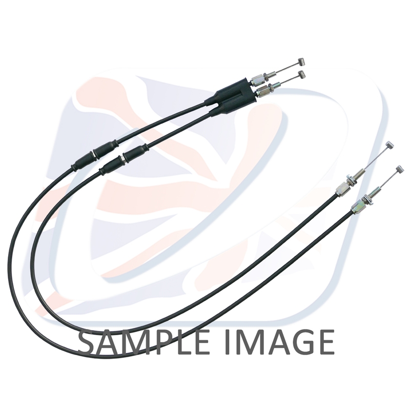 Throttle cables (pair) Venhill featherlight Negru