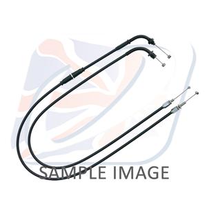 Throttle cables (pair) Venhill featherlight Negru