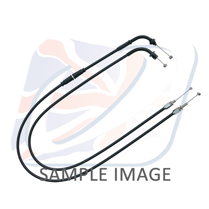 Throttle cables (pair) Venhill featherlight Negru