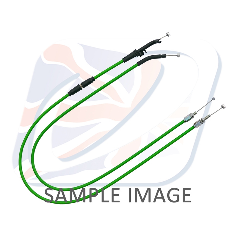 Throttle cables (pair) Venhill featherlight verde