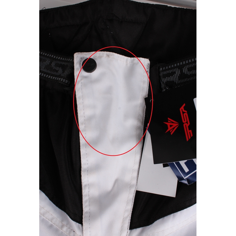 Pantaloni moto pentru bărbați RSA Devil alb - II. calitate