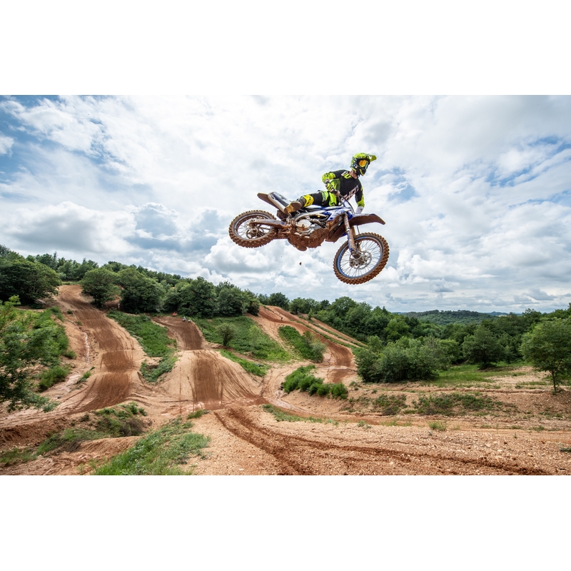 Pantaloni Motocross Shot DEVO Ultimate negru-fluo galben lichidare