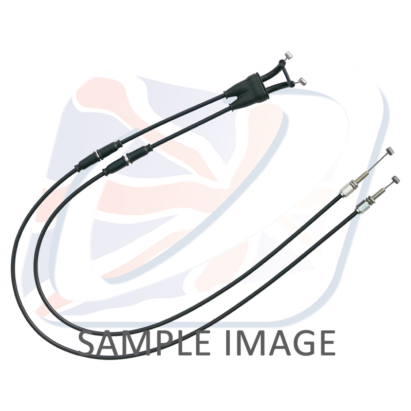 Throttle cables (pair) Venhill featherlight Negru